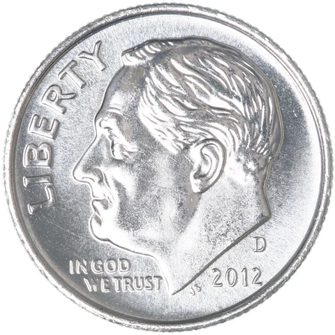 2012 D Roosevelt Dime Choice BU US Coin Cover