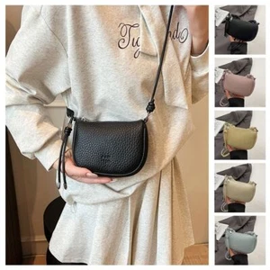 PU Leather Ladies' Crossbody Bag Casual Underarm Packs Fashion Shoulder Bag - Picture 1 of 17