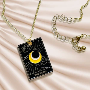 The Moon Tarot Card Pendant Necklace - Picture 1 of 3