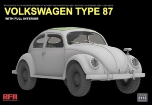 RYE FIELD MODEL VOLKSWAGEN TYPE 87 FULL INTERIOR 1/35 RM5113 - Foto 1 di 1