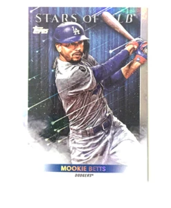 MOOKIE BETTS 2022 Topps Stars of MLB card #SMLB-9 Los Angeles Dodgers - Picture 1 of 2