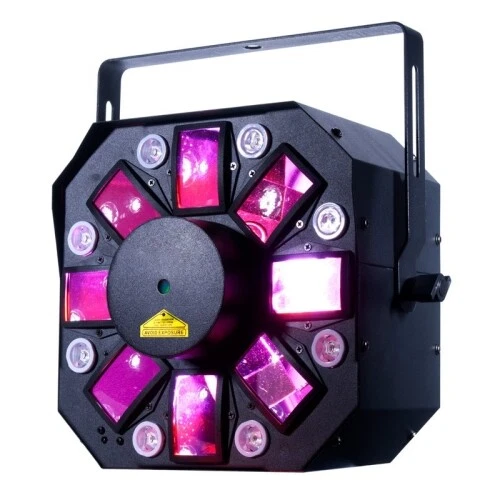 American DJ STINGER II 3-in-1 Moonflower, Laser, Strobe UV Multi-effect Light - Image 1 of 1