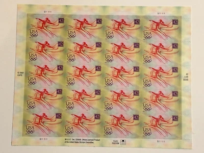 2008 Summer Olympics Scott 4334 MNH Beijing Summer Games (Pane of 20) 42 cents - Image 1 of 4