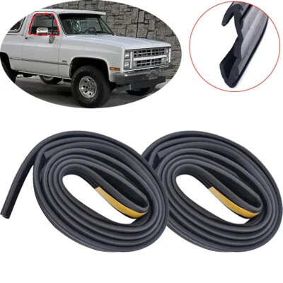 Glass Run Window Channel Pair For Chevy Pickup Blazer Jimmy Suburban /GMC Truck - Image 1 of 4