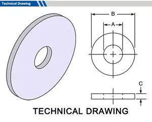 Junta diámetro exterior 14mm, espesor 1mm (selecciona interior dia, material, paquete) - Imagen 1 de 7