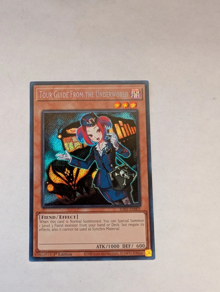 Tour Guide From the Underworld RA01-EN005 1st Edition Secret Rare NM  - Image 1 of 1
