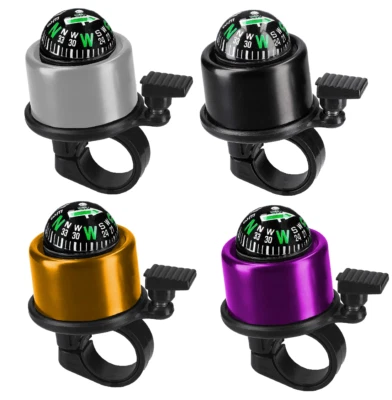  2 X Klingel Fahrradklingel E-Scooter Klingel Fahrradglocke Kompass - Bild 1 von 4