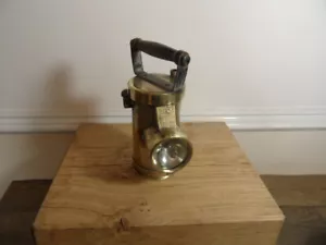 Antique c1900s Type B.E. Ceag Miners Brass Inspection Lamp - Picture 1 of 14