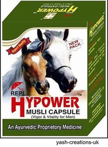 REPL- HY Power Musli Herbal Capsule Erection Stamina Libido & Vitality For Men - Picture 1 of 3