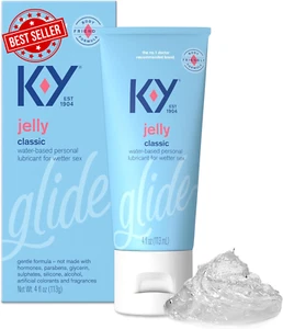 Jelly Personal Water-Based Lubricant 4oz Long-Lasting Smooth Intimate Gel - Picture 1 of 12