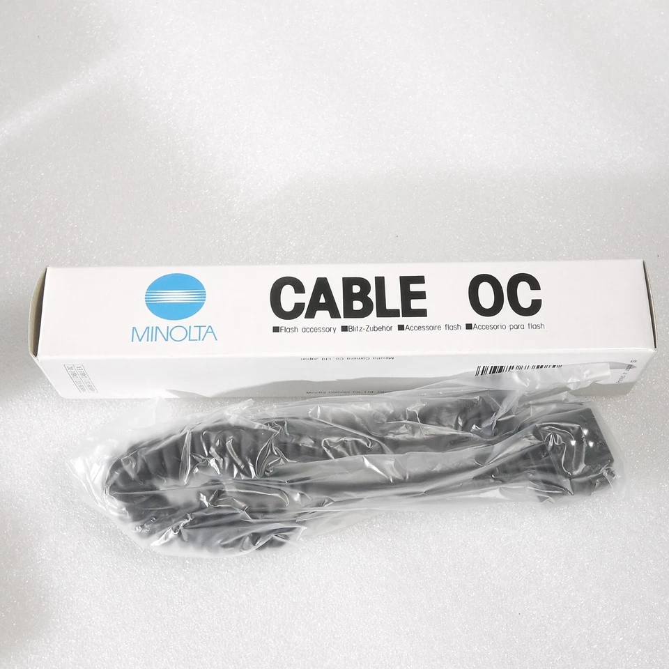 Minolta OC Cable Vintage Flash Accessories Off Camera 35mm SLR Film NEW - Image 1 of 1