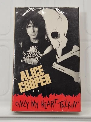 ALICE COOPER - ONLY MY HEART TALKIN (Cassette Single, 1990, Epic) 34T 73268 NEW - Image 1 of 4