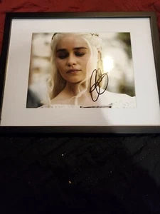 Emilio Clarke Autographed Framed Photo - Picture 1 of 2