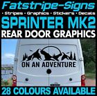 To Fit Mercedes Sprinter Adventure Mountains Graphics Stickers Decals Campervan