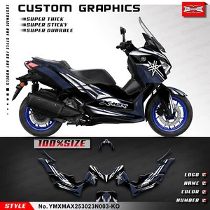 Racing Graphics Stickers Complete Decals for Yamaha XMAX 300 250 2023 2024 DIY - Picture 1 of 7