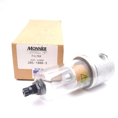 Monnier 205-1000-3 Particulate Filter, 20µm Element, 3/8in NPT, 150psi Max - Image 1 of 4