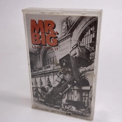 Mr. Big, Lean Into It (Audio Cassette Tape, 1991) Canada Import, Clear Cart - Image 1 of 4