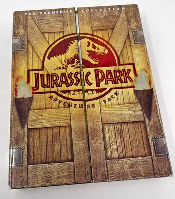 Jurassic Park Adventure Pack The Franchise Collection (DVD 3-Disc Set) Used - Image 1 of 4