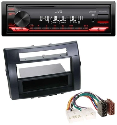 JVC Bluetooth USB DAB MP3 Autoradio für Toyota Corolla Verso 04-09 schwarz - Bild 1 von 4