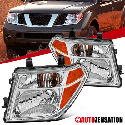 Fit 2005-2008 Frontier 2005-2007 Pathfinder Headlights Head Lamps Left+Right Foto 1 de 4