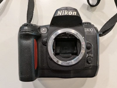 Nikon D100 Digital SLR Black Camera Body Parts & Repair Only Untested - Image 1 of 4