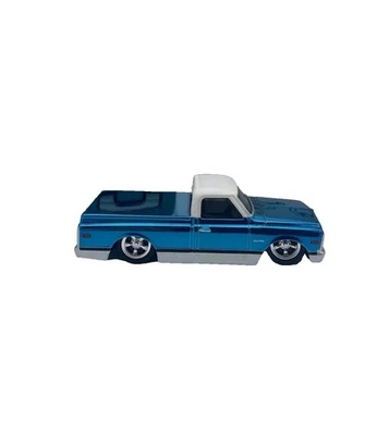 2019 HOT WHEELS RLC '69 CHEVROLET C10 ADJUSTABLE SUSPENSION Blue - Image 1 of 4