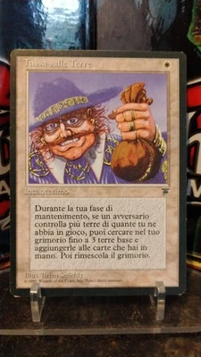 LAND TAX Italian Version MAGIC The Gathering ENCHANTMENT 1995 Trading Card MTG - Image 1 of 2