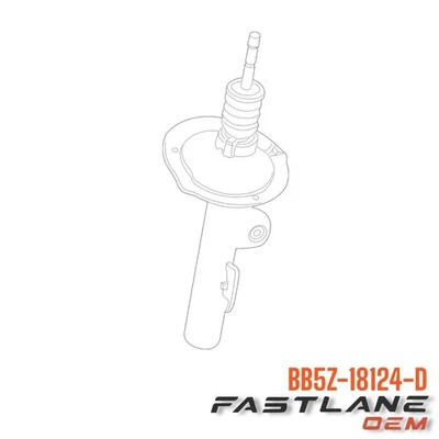 2011-2012 FORD EXPLORER FR RH CONJUNTO DE AMORTECEDOR NOVO FABRICANTE DE EQUIPAMENTO ORIGINAL BB5Z-18124-D - Imagem 1 de 4