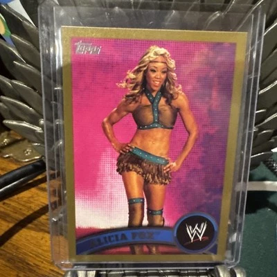 Alicia Fox 2011 Topps WWE #46 Gold # to 50 - Image 1 of 2