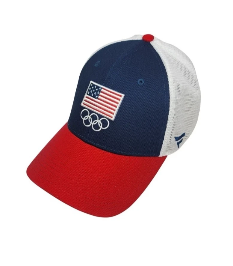 Fanatics Team USA Olympics 2024 Mens Hat Adjustable Mesh Cap *Never Worn*