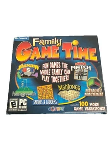 Family Game Time para Windows/PC - CD Rom - TOTALMENTE NUEVO EN CAJA SELLADA - Imagen 1 de 2