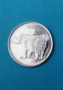 INDIEN 25 PAISE 1990 ⭐ INDIA 25 PAISE 1990 ⭐ KALKUTTA MINT ⭐ KM# 54 - Picture 1 of 2