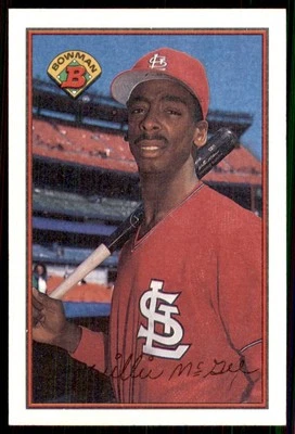 1989 Bowman #442 Willie McGee St. Louis Cardinals - Image 1 of 2
