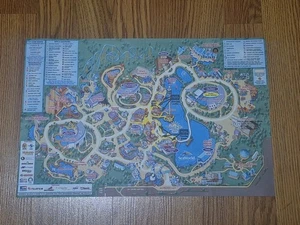 SeaWorld Adventure Park Orlando Mappa/Ora dello spettacolo 18/07/2024 Jul10A-5 - RARO - Foto 1 di 2