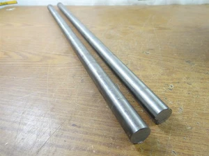 2 PIECES OF A4140 STEEL ROUND STOCK CF HT TG&P 1" DIAMETER 27-1/4" LENGTHS  - Picture 1 of 4