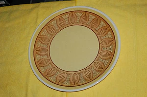 RETRO IRONSTONE/STONEWARE USA MADE SERVING PLATTER 12.5" D MID CENTURY? VGUC - Picture 1 of 7