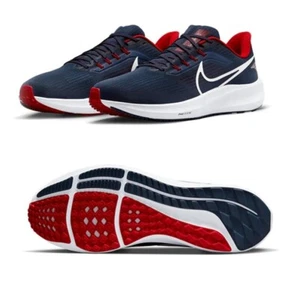 NWOB NEW ENGLAND PATRIOTS NFL NIKE AIR ZOOM PEGASUS 39 DR2054-400 BLUE RED SZ 11 - Picture 1 of 8