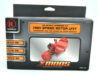 RadioShack XMODS 1:16 Scale Upgrade Kit High Speed Motor Unit For RC Vehicle NIB - Image 1 of 4