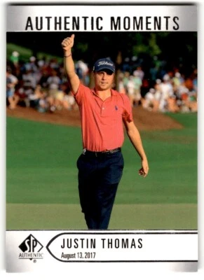 2021 SP Authentic Moments Justin Thomas #51 - Image 1 of 2