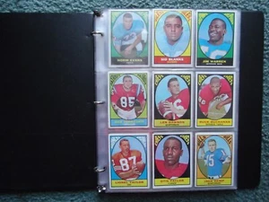 1967 TOPPS FOOTBALL NEAR COMPLETE SET LOT(76/132)w/STARS,HOF,RC's - Picture 1 of 9