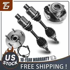Front Wheel Bearing Hub CV Axle Shaft Kit for Ram 1500 2012 - 2018 Assembly - Picture 1 of 8