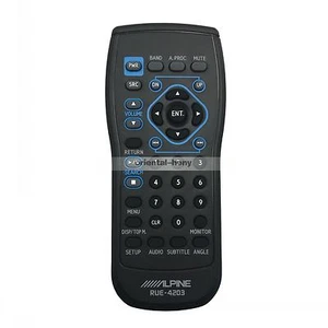 Genuine ALPINE RUE-4203 Remote Control For INA-W910 INA-W900 IVA-D310 IVA-W203 - Picture 1 of 2