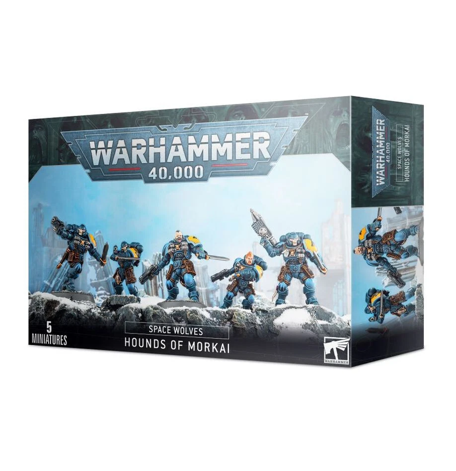 GAMES WORKSHOP Space Wolves: Hounds of Morkai - Space Marines- Warhammer 40k - Brand New! 53-26