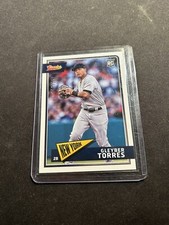 Gleyber Torres 2018 Panini Chronicles Classics Timeless Tributes RC /199 Yankees