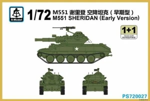 S-Model PS720027 1/72 M551 Sheridan (Early Version) - Picture 1 of 1