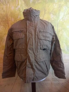 Chaqueta Timberland Weathergear verde nylon poliéster forrada. Reino Unido Hombre Talla Pequeña - Imagen 1 de 11