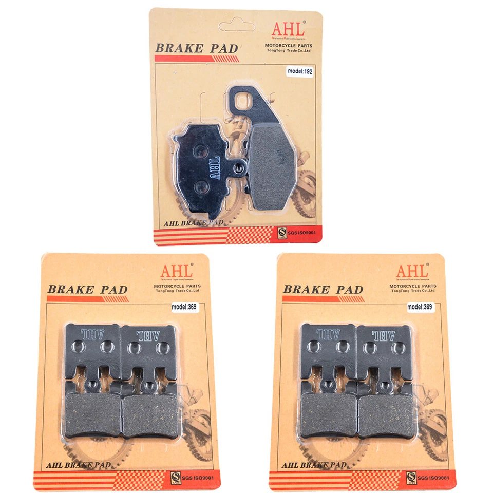 F&R Brake Pads for Kawasaki ZX600/636 Ninja ZX6R ZX6RR 03-07 ZX1000 ZX10R 04-06 Foto 1 de 3