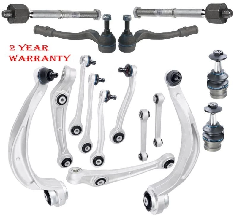 BRAZO DE SUSPENSIÓN AUDI A6 C7 + RÓTULA + EXTREMO DE CREMALLERA + BARRA DE AMARRE Y ESLABÓN DE CAÍDA L&R 11-18 Foto 1 de 1