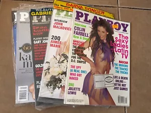 5x Playboy Magazine USA Bundle 5 Sealed Kate Moss Calendar 60th Birthday A42 - Picture 1 of 7