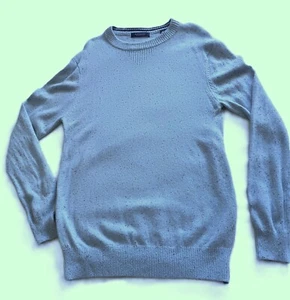 Scotch & Soda Men’s Seaglass Blue Crewneck Cotton Wool Pullover Sweater, XL - Picture 1 of 6